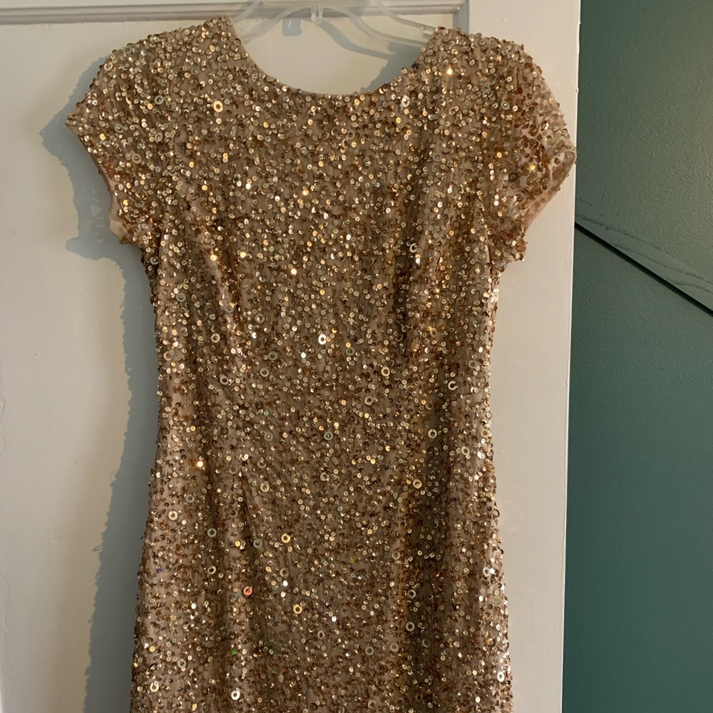 Adrianna Papell Sequin Cocktail Dress